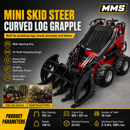 Grapple attachment for - 44'',
