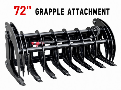 72in forestry rake clam - rake,