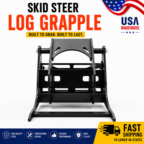 Skid steer log grapple - steer,